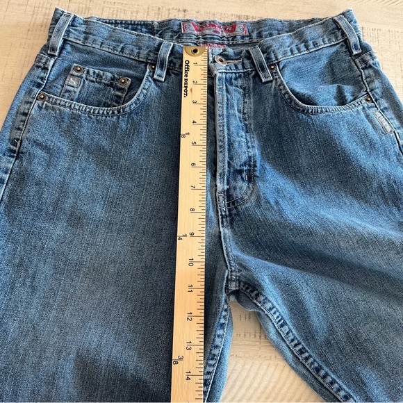 Silver Bootcut Button Fly Jeans Size 12 - Picture 7 of 10